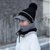 ราคา สินค้าพร้อมส่งจากไทย เซตหมวก ผ้าพันคอ ผ้าปิดจมูกไหมพรม บุขน กันหนาว หญิง (21232915003)