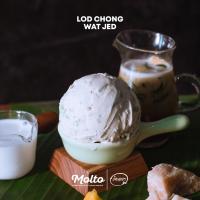 ราคา Lod Chong Wat Jed ไอศกรีม ลอดช่องวัดเจษฯ 1 ถ้วย 16 oz Molto premium Gelato (11004023288)