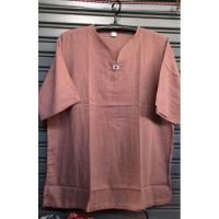 ราคา เสื้อพื้นเมืองผ้าสาลู ผ้าฝ้าย แขนสั้น เนื้อผ้านิ่ม ใส่สบาย หญิงชายใส่ได้ (20589724983)