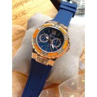 ราคา นาฬิกา GENEVA สายยางสีน้ำเงิน ขายดี แบรนด์แท้ (21401546097)
