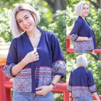 ราคา เสื้อคลุม ผ้าฝ้ายชินมัยแขนกระตุก (9485035691)