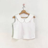 ราคา เสื้อผ้าฝ้ายคอบัวแขนกุดใส่สบาย (19195475470)