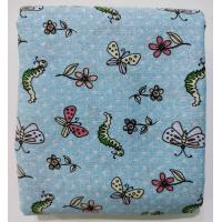 ราคา ผ้าคอตตอน 100 โรงงานไทย เนื้อนิ่ม ลายหนอนผีเสื้อ หน้ากว้าง 146 cm ผ้าเมตร ผ้าหลา ผ้าตัดเสืื้อ ผ้าตัดกางเกง (21511047668)