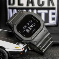 ราคา นาฬิกาข้อมือคาสิโอนาฬิกาข้อมือผู้ชายแฟชั่นรุ่นเดียวกันกับ Casio Jiang Shuying นาฬิกาผู้หญิง DW 5600E 1V (19882810261)