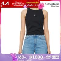ราคา CALVIN KLEIN เสื้อกล้ามผู้หญิง Milano Jersey ทรง Slim รุ่น J223107 BEH สีดำ (21446468694)