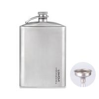 ราคา 200ml 260ml Leakproof Titanium Flask Water Bottle Whisky Wine Flask for Outdoor Camping Backpacking Travel Picnic (15257221295)