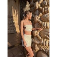 ราคา Ellie Set เกาะอกแบบผูก มินิสเกิร์ต (21166402025)