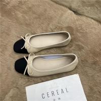 ราคา โบว์ Chanel รองเท้าคัชชูไม่มีส้นผู้หญิง2021ฤดูใบไม้ผลิใบไม้ร่วงแบบใหม่หัวเหลี่ยมปากตื้นรองเท้าบัลเล่ต์คนขี้เกียจรองเท้า Tods (9778983630)