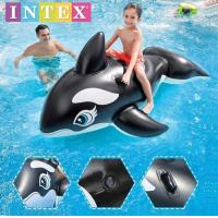 ราคา INTEX Whale Ride On รุ่น 58561 แพยางเป่าลม แพรูปปลาวาฬตัวใหญ่ แพป่าลมลอยน้ำ ขนาด 193 x 119 cm (21492543713)