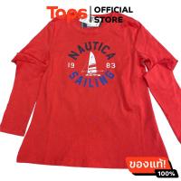 ราคา นอติก้า เสื้อสุภาพสตรีแขนยาวพิมพ์ สีชบา (21442307021)