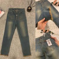 ราคา กางเกงยีนส์ขา8ส่วน ยาว33 นิ้ว ผ้ายืดธรรมดา ป้ายNORTH JEANS (20948849199)