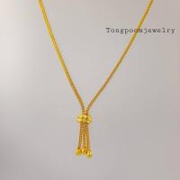 ราคา สร้อยคอระย้า 1 บาท ทองชุบ ทองไมครอน ทองโคลนนิ่ง (14681235208)