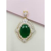 ราคา C067 จี้ไหมทองทรงกลม จี้เพชร งาน CZ แท้ (21337995320)