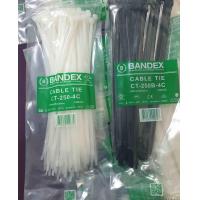 ราคา เคเบิ้ลไทร์ 10 นิ้ว สีดำ BANDEX Cable Tie สีดำ ถุงละ 100 เส้น (12120888485)