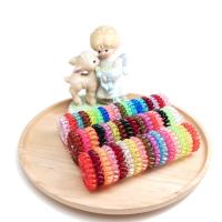 ราคา 50เส้น ยางรัดผมเกลียววงเล็ก (16131230285)