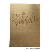ราคา สมุดโน๊ตA5 หน้าปกลาย 1A 3C กระดาษคราฟท์เย็บขอบ พิมพ์ลายกราฟฟิก Inspiration Kraft Paper with Graphic Print Notebook A5 size เนื้อในกระดาษถนอมสายตา (11856775876)