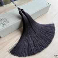 ราคา อุปกรณ์ตกแต่ง DIY เชือกถักจีนเส้นใยโพลีเอสเตอร์ที่ห้อยในรถพู่คู่เครื่องประดับเอวคู่กับชุดโบราณพู่ห้อย (15522410319)