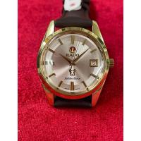 ราคา RADO ม้าทอง 25 Jewels Golden Horse Automatic ตัวเรือนทองชุบ 20 Microns นาฬิกาผู้ชาย มือสองของแท้ (12502290908)