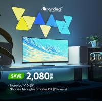 ราคา ไฟเส้นติดหลังทีวี Nanoleaf 4D Screen Mirror Lightstrip Starter Kit NF082K02 40LS (21426824307)