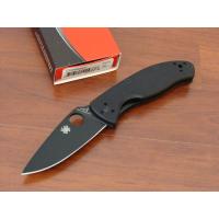 ราคา มีดพับ มีดพก มีดแคมป์ มีดเดินป่า Spyderco Tenacious C122 ใบ 3 5 เหล็ก 8Cr13Mov รมดำ Liner lock ด้าม G10 (12339080018)