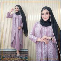 ราคา อาบาย่า ลายปักแน่น เดรทออกงานอิสลาม สไตล์สาวมุสลิมอาหรับดูไบ สวยอลังการมีหลายสีให้เลือก IM19 รุสมีนี (20409474069)