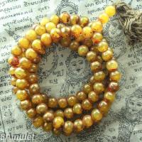 ราคา สร้อยประคำ 108 เม็ด เม็ดประคำ 12 มิล สีเหลือง หยกแก้วมณีโชติ กรุวังหน้า วัดพระแก้ว สำหรับการปฏิบัติวิปัสสนากัมมัฏฐาน สร้อยคอ สร้อยพระ (17351907877)