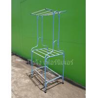 ราคา ราวสองชั้นมีตะกร้า ราวA8 ราวA9 ราวตากผ้ามีล้อ ราว 2ชั้น ราวแขวนเสื้อ ราวสนาม ราวอเนกประสงค์ ราวตากผ้า ราว (14604086260)