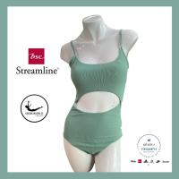 ราคา S M L ชุดว่ายน้ำ BSC Streamline สีเขียว ผ้ายืด ใส่ง่าย ลดราคาเยอะมาก (20898005820)