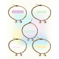 ราคา Enchanted clover necklace สร้อยลูกปัดผสมหิน enchanted clover vadaa craftroom (19679391478)