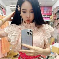 ราคา เสื้อลูกไม้ไฮโซแขนสั้น รหัสH1 ผู้สาวซิ่นงาม (21346923187)