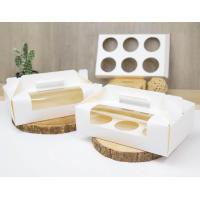 ราคา กล่องคัพเค้ก 6 ชิ้น พร้อมฐาน สีขาว หน้าต่างวีเชพ 20 ชิ้น แพ็ค (21480812801)