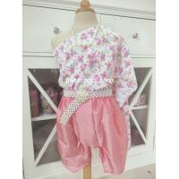 ราคา ชุดสไบชบา โจง สไบสำเร็จ ชุดไทยเด็ก ชุดสไบลายดอก ชุดสงกรานต์ (17972333523)