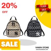 ราคา กระเป๋าเป้NY งานน่ารัก สะพายเที่ยว ใส่เครื่อง สำอาง (15927135852)