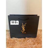 ราคา แท้ 100 ถุงกระดาษ YSL อักษรทอง วาย เอส แอล สีดำ ของใหม่ สภาพสวย แพคใส่กล่องอย่างดีค่ะ (20570187299)