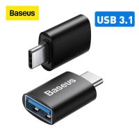 ราคา Baseus USB 3 1 Adapter OTG Type C to USB Adapter Female Converter For Macbook Pro Air Samsung S10 S9 USB OTG Connector (12421904112)