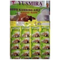 ราคา นมแพะ YUSMIRA ชนิดผงสำเร็จรูป พร้อมชงดื่ม มีให้เลือก2รสชาติ รสดั้งเดิมและรสอินทผาลัม Susu Kambing Asli แบบยกแผง 25กรัม 20ซอง สินค้านำเข้า (13089732498)