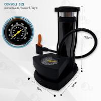 ราคา ORZ ที่สูบลม แบบ เท้าเหยียบ มีเกจวัดแรงดัน อเนกประสงค์ ขนาดพกพา ที่สูบลมจักรยาน ลูกบอล ลูกโป่ง ปั๊มลมยาง Mini Foot Pump with gauge (21490427901)