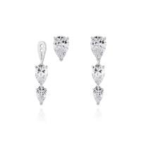 ราคา Glintz Bon Reve ต่างหูห้อยเงินแท้ ฝังเพชร cubic zirconia ทรงหยดน้ำยาว 2 5 cm ถอดที่ห้อยได้ สามารถใส่ได้ 2แบบ (21279575986)