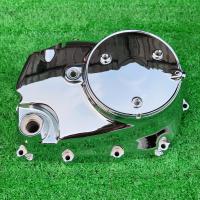 ราคา ฝาครัชเวฟ125R S I บังลมแท้ชุบโครเมี่ยม ราคาต่อ1ชิ้น ฝาเเคร้งเวฟ125 ครอบเเคร้งเวฟ125 honda (17960812494)