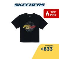 ราคา Skechers สเก็ตเชอร์ส เสื้อยืดแขนสั้นผู้หญิง Women DC Collection Short Sleeve Tee Apparel SL423W347 02L2 (21004865657)