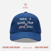 ราคา Take a good trip Denim Cap Blue Denim หมวก Hob studios (21531464232)