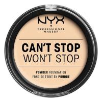 ราคา ของแท้ พร้อมส่ง NYX CANT STOP WONT STOP POWDER FOUNDATION 7g นิกซ์ แป้งผสมรองพื้นปกปิดติดทน (9740995436)