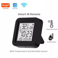ราคา Tuya S09 IR Universal Remote Control อุปกรณ์ควบคุมรีโมท IR เช่น แอร์ ทีวี รองรับ Alexa Google (10122269830)