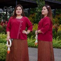 ราคา อก 50 52 54 56 58 60 62 64 เสื้อผ้าฝ้าย เสื้อพื้นเมือง เสื้อผ้าคนอ้วน เสื้อไทยประยุกต์ (21459841291)