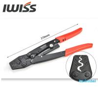 ราคา คีมย้ำหางปลา IWISS HS 8 HS 14 HS 16 HS 6M HS 6L คีมย้ำหัวสายไฟ คีมย้ำรูปตัวU ย้ำหางปลาเปลือย ย้ำหางปลาตัวยู (21407992077)