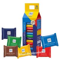 ราคา Ritter Sport colorful variety ช็อคโกแลตรวม 6 รสชาติ กล่องใหญ่ 15 ชิ้น (21546319631)