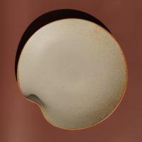 ราคา จาน เซรามิค อาหารสวยๆ สไตล์ญี่ปุ่น ขนาด8นิ้ว จานเบี้ยว ลายจุด สำหรับเสิร์ฟ ร้านอาหาร Fine dining (21479615348)