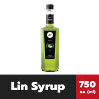 ราคา Lin Syrup ลิน ไซรัป ผลิตภัณฑ์น้ำเชื่อม รสแอปเปิ้ล 750 มล 0552 (21422210540)