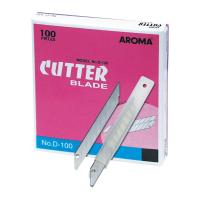 ราคา ใบมีดคัตเตอร์ 9 มม กล่อง100ใบ อโรม่า D 100 (11609576063)