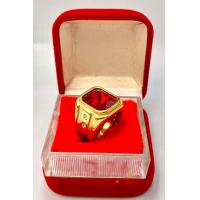 ราคา แหวนทอง 18K พลอยทับทิมสีแดง ช่วยเสริมพลังอำนาจ ความสำเร็จ (21531546201)